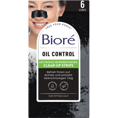 Bioré Dieptereinigingsstrips met Actieve Koolstof - Gezichtsreiniging Bioré Dieptereinigingsstrips met Actieve Koolstof - Gezichtsreiniging