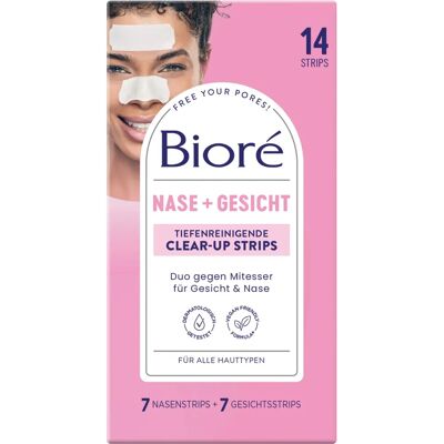 Bioré Strisce Pulizia Profonda Viso e Naso - 14 pz Bioré Strisce Pulizia Profonda Viso e Naso - 14 pz