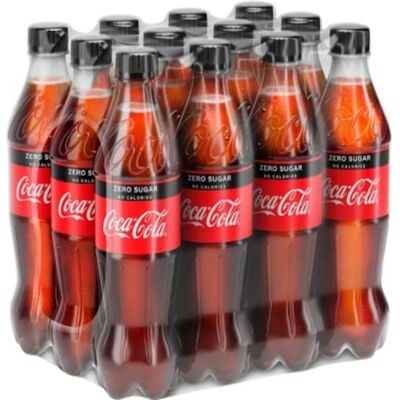 Coca Cola Coke Zero Sugar 12x500ml - Boisson - Publicité Coca Cola Coke Zero Sugar 12x500ml - Boisson - Publicité