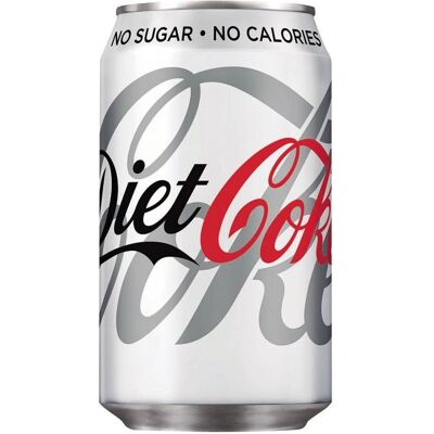 Coca-Cola Diet Soft Drink - 330ml Can Pack of 24 Coca-Cola Diet Soft Drink - 330ml Can Pack of 24