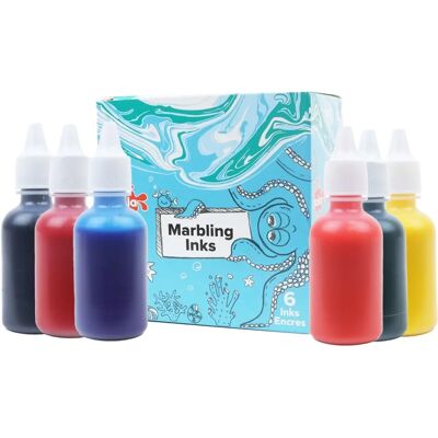Scola Marbling Ink - Standard 6 Assorted - Marbling Ink Kit Scola Marbling Ink - Standard 6 Assorted - Marbling Ink Kit