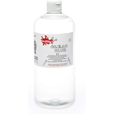 Scola DCG1LT Clear Glue - 1L Multi-Purpose School & Craft Scola DCG1LT Clear Glue - 1L Multi-Purpose School & Craft
