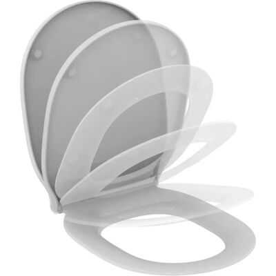Sedia WC Ideal Standard Connect Air - Chiusura morbida, Sottile, Cerniere in acciaio inox Sedia WC Ideal Standard Connect Air - Chiusura morbida, Sottile, Cerniere in acciaio inox