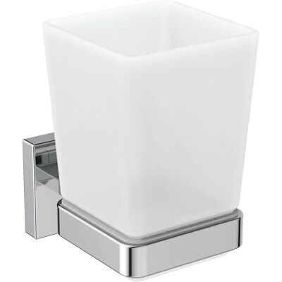 Ideal Standard - Suport pentru periuță E2204AA - Montaj pe perete - Sticlă satinată - Crom Ideal Standard - Suport pentru periuță E2204AA - Montaj pe perete - Sticlă satinată - Crom