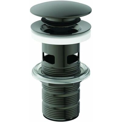 Ideal Standard Magnetisches Grau Push-Open Ventil - Waschtisch mit Überlauf Ideal Standard Magnetisches Grau Push-Open Ventil - Waschtisch mit Überlauf