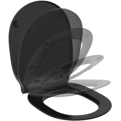 Elément de toilette Ideal Standard E0368V3 Connect Air - Fermeture douce, Noir - Publicité Elément de toilette Ideal Standard E0368V3 Connect Air - Fermeture douce, Noir - Publicité