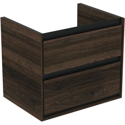 Ideal Standard Nussbaum Badezimmer-Unterschrank - 60cm mit 2 Softclose Schubladen Ideal Standard Nussbaum Badezimmer-Unterschrank - 60cm mit 2 Softclose Schubladen