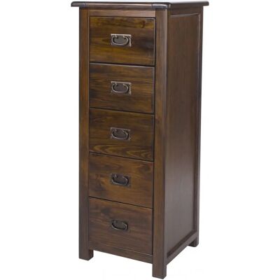 Core Boston 5 Drawer Narrow Chest - Chest of Drawers Core Boston 5 Drawer Narrow Chest - Chest of Drawers