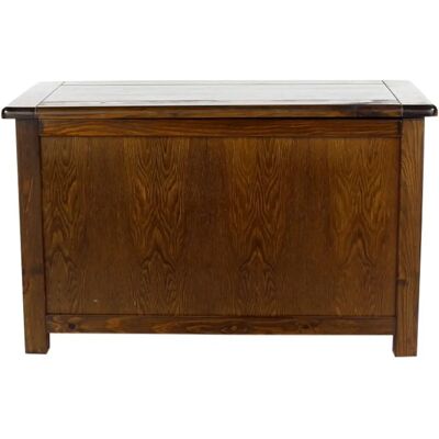 Core Boston Dark Antique Pine Blanket Box - Storage Furniture Core Boston Dark Antique Pine Blanket Box - Storage Furniture