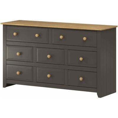 Core White Capri 6+2 Drawer Chest - Chest of Drawers Core White Capri 6+2 Drawer Chest - Chest of Drawers
