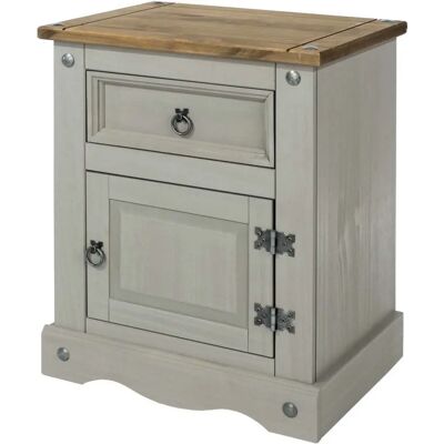 Core Corona Grey Bedside Table - Bedside Table Core Corona Grey Bedside Table - Bedside Table