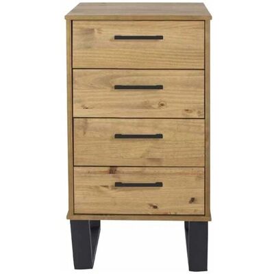 Mowbray Console en pin cire antique noire - Commode - Publicité Mowbray Console en pin cire antique noire - Commode - Publicité