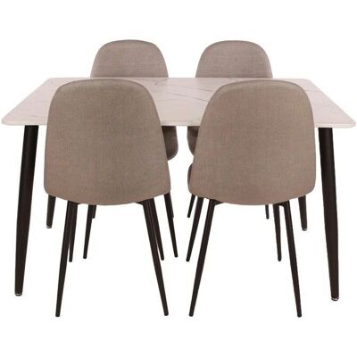 Core - Aspen - Rectangular - White - Dining Set Core - Aspen - Rectangular - White - Dining Set