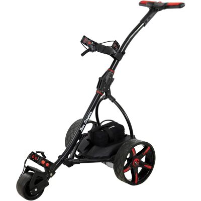 Ben Sayers Lithium Battery Electric Golf Trolley - Black/Red - 18 Hole Ben Sayers Lithium Battery Electric Golf Trolley - Black/Red - 18 Hole
