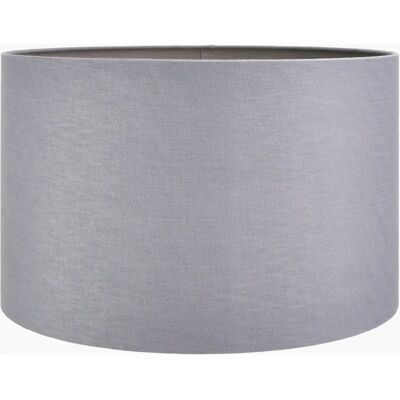 Pacific Lifestyle Lino 50cm Grey Self Lined Linen Drum Shade - Lampshade Pacific Lifestyle Lino 50cm Grey Self Lined Linen Drum Shade - Lampshade