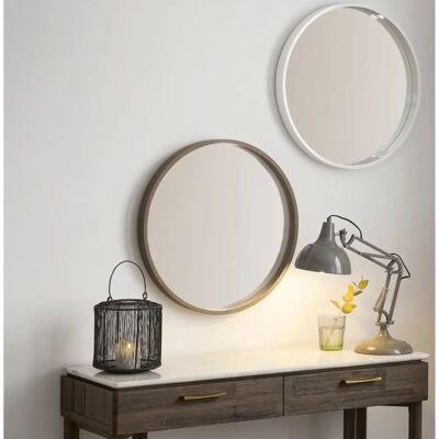 Make It A Home Cypress Natural Wood Round Wall Mirror - Wall Mirror Make It A Home Cypress Natural Wood Round Wall Mirror - Wall Mirror