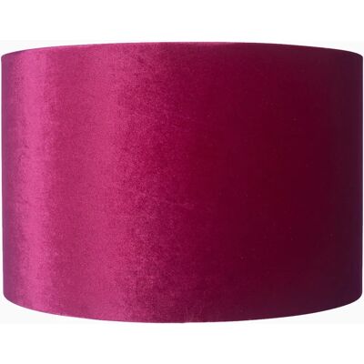 Pacific Lifestyle Bow 40cm Raspberry Velvet Cylinder Shade - Lighting Accessory Pacific Lifestyle Bow 40cm Raspberry Velvet Cylinder Shade - Lighting Accessory