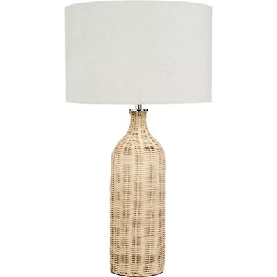 Pacific Anika Woven Rattan Table Lamp - Table Lamp Pacific Anika Woven Rattan Table Lamp - Table Lamp