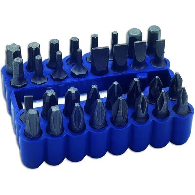 Laser - Juego de Puntas - Azul - 33 Piezas - Kit de Herramientas Laser - Juego de Puntas - Azul - 33 Piezas - Kit de Herramientas