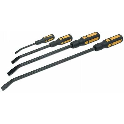 Laser Pry Bar Set 4pc - Pry Bar Set - Light Weight Laser Pry Bar Set 4pc - Pry Bar Set - Light Weight