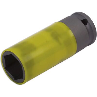 Vaso de tuerca de rueda de aleación Laser Tools - 22mm - 1/2" Vaso de tuerca de rueda de aleación Laser Tools - 22mm - 1/2"