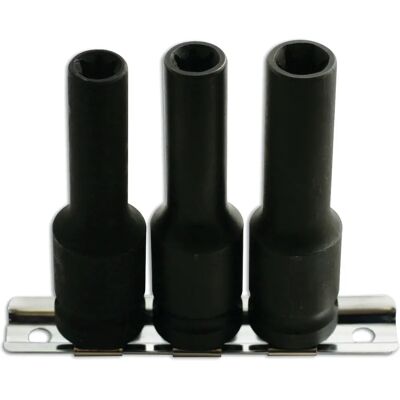 Juego de Dados de Impacto con Estrella Laser 1/2" D 3 piezas - Juego de Herramientas Juego de Dados de Impacto con Estrella Laser 1/2" D 3 piezas - Juego de Herramientas