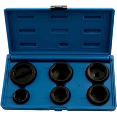 Juego de vasos para filtro de aceite Laser Tools - Vag Diesel 3/8" 6 pz Juego de vasos para filtro de aceite Laser Tools - Vag Diesel 3/8" 6 pz