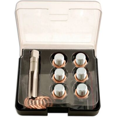 Laser Reparations Kit for Oil Pan - M13 x 1.5 - 6 Plugs Laser Reparations Kit for Oil Pan - M13 x 1.5 - 6 Plugs