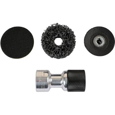 Juego de adaptadores abrasivos Laser Tools - 1/2" D Juego de adaptadores abrasivos Laser Tools - 1/2" D