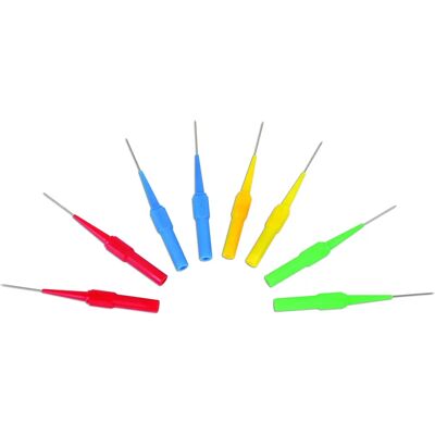 Sondes Arrière Laser - 8 Pièces - Jaune, Vert, Rouge, Bleu - Connexions Banane 4mm - Sondes Arrière Sondes Arrière Laser - 8 Pièces - Jaune, Vert, Rouge, Bleu - Connexions Banane 4mm - Sondes Arrière