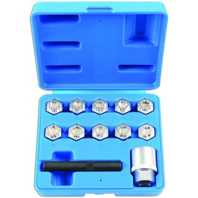 Laser Tools Locking Wheel Nut Key Set 12pc - Pour Mercedes-Benz 6742 Laser Tools Locking Wheel Nut Key Set 12pc - Pour Mercedes-Benz 6742