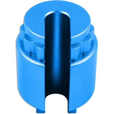Extracteur de guide de tige de fourche Laser Tools - Bleu - 41mm - Type de fourche - Publicité Extracteur de guide de tige de fourche Laser Tools - Bleu - 41mm - Type de fourche - Publicité