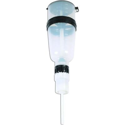Laser 6856 Entonnoir - Valve anti-goutte automatique, 1100 ml, Couvercle de protection Laser 6856 Entonnoir - Valve anti-goutte automatique, 1100 ml, Couvercle de protection