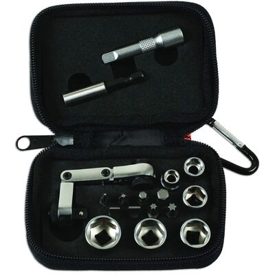 Laser Tools Mini Flexi Ratchet Socket and Bit Set - 17pc Laser Tools Mini Flexi Ratchet Socket and Bit Set - 17pc