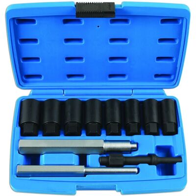 Kit de retrait de écrous de roue Laser 6972 - Manchons coniques, Marteau pneumatique Kit de retrait de écrous de roue Laser 6972 - Manchons coniques, Marteau pneumatique
