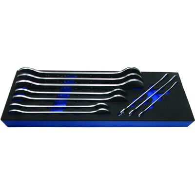 Laser Ultra Thin Open Ended Spanner Set 10pc Laser Ultra Thin Open Ended Spanner Set 10pc
