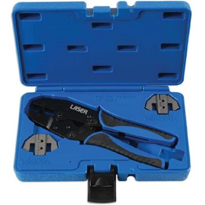 Outil de sertissage à cliquet Laser Tools - Pour connecteurs Supaseal 7002 Outil de sertissage à cliquet Laser Tools - Pour connecteurs Supaseal 7002