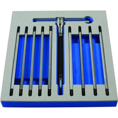 Ensemble de Tournevis Double Extrémité à Poignée en T Laser Tools - 12 pcs - Publicité Ensemble de Tournevis Double Extrémité à Poignée en T Laser Tools - 12 pcs - Publicité