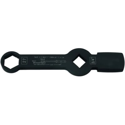 Laser Tools Hgv Brake Caliper Wrench 27mm - Brake Caliper Tool Laser Tools Hgv Brake Caliper Wrench 27mm - Brake Caliper Tool