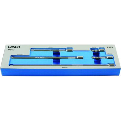Laser Tools 7369 - Ensemble de barres d'extension 3/8" D 5 pièces - Publicité Laser Tools 7369 - Ensemble de barres d'extension 3/8" D 5 pièces - Publicité