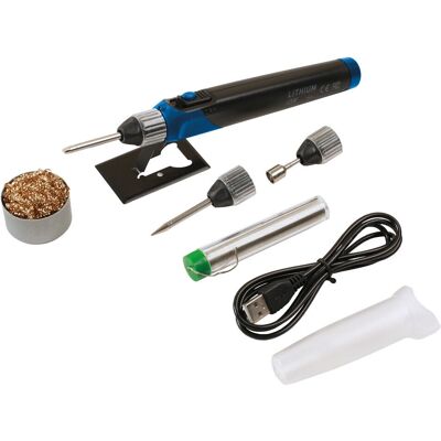 Kit de fer à souder Laser 7546 - Rechargeable - Publicité Kit de fer à souder Laser 7546 - Rechargeable - Publicité