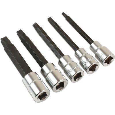 Laser 7608 Tools Mortorq - 100 mm Punte a bussola - 5 pezzi - Tools Laser 7608 Tools Mortorq - 100 mm Punte a bussola - 5 pezzi - Tools