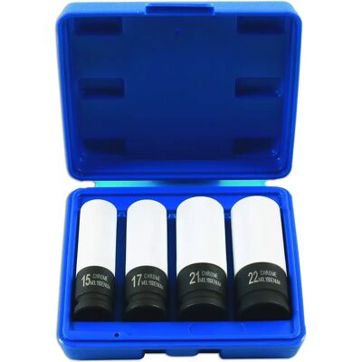 Laser Tools Model 7752 - Special Size Wheel Nut Socket Set Laser Tools Model 7752 - Special Size Wheel Nut Socket Set
