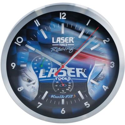 Horloge Murale Laser Racing - Bleu - 12 pouces - Fonction & Style - Publicité Horloge Murale Laser Racing - Bleu - 12 pouces - Fonction & Style - Publicité