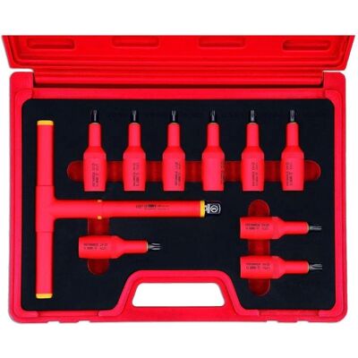 Juego de Bits Estrella Aislados Laser 1/2" - Carracas y Enchufes Juego de Bits Estrella Aislados Laser 1/2" - Carracas y Enchufes
