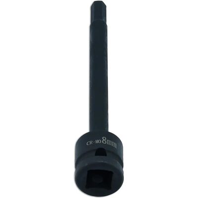 Laser Tools Sechskant-Schlagschlüssel - Extra lang 8mm Impact-Schlüssel Laser Tools Sechskant-Schlagschlüssel - Extra lang 8mm Impact-Schlüssel