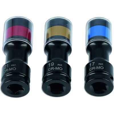 Laser Tools Alloy Wheel Torsion Socket Set - 3 Piece Laser Tools Alloy Wheel Torsion Socket Set - 3 Piece