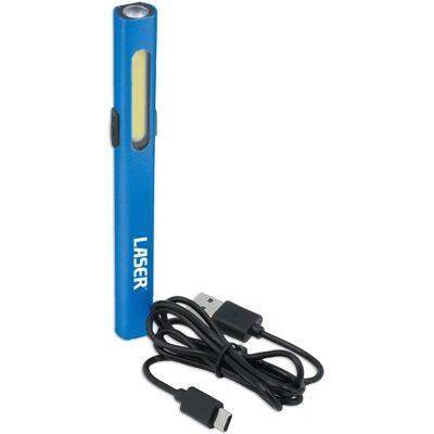 Laser Aluminium Rechargeable Penlight - Linterna de bolígrafo Laser Aluminium Rechargeable Penlight - Linterna de bolígrafo