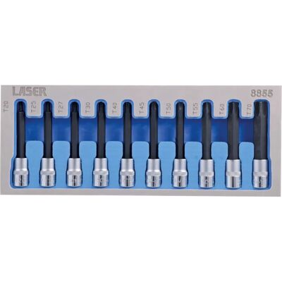 Laser Tools Long Star Bit Socket Set - Socket Set Laser Tools Long Star Bit Socket Set - Socket Set