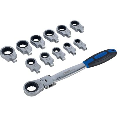 Laser Tools 8872 Multi Head Ratchet Spanner Set - Ratchet Spanner Set Laser Tools 8872 Multi Head Ratchet Spanner Set - Ratchet Spanner Set